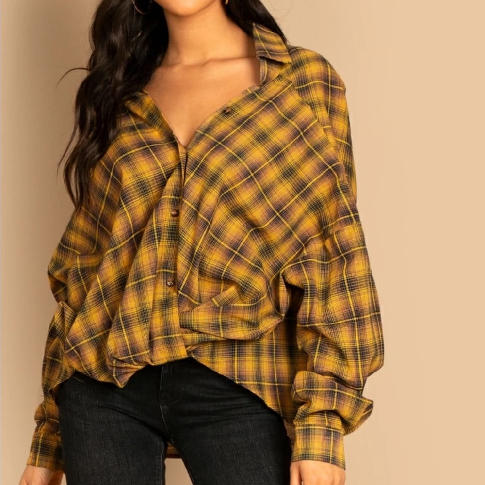 Black and yellow flannel